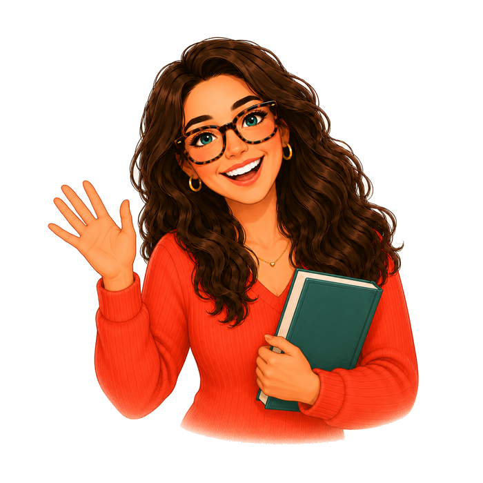 Teacher Tash waving hello